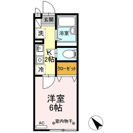 アムールＳの物件間取画像